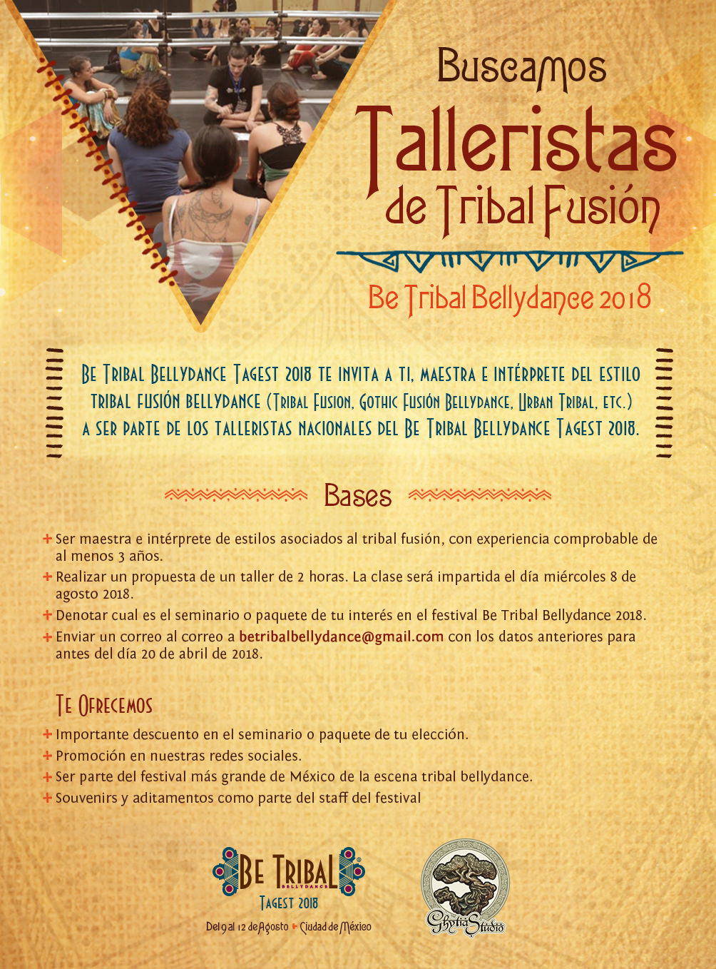 2018 BTBD Convocatoria Tallerista Tribal Fusion