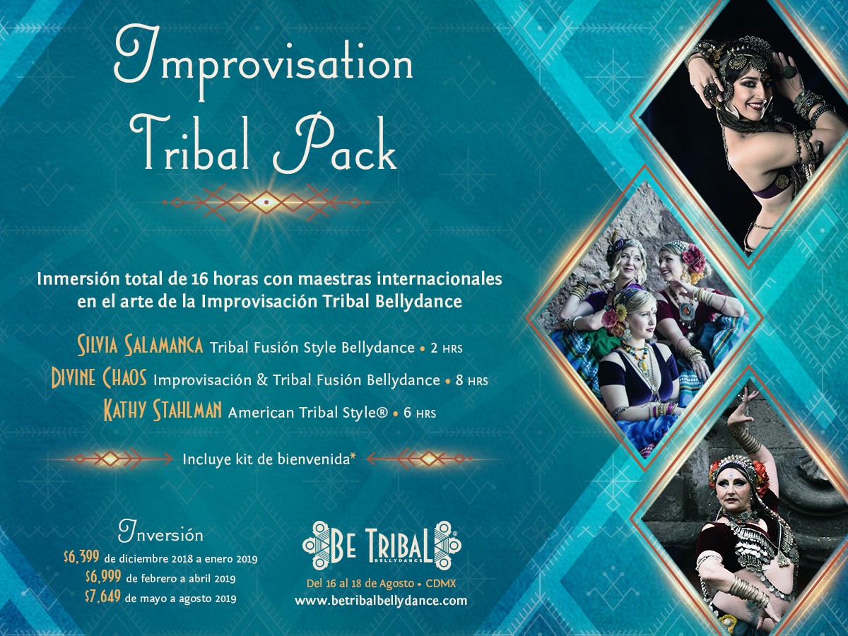 Be Tribal Bellydance 2019 Pack Improvisation Tribal Pack