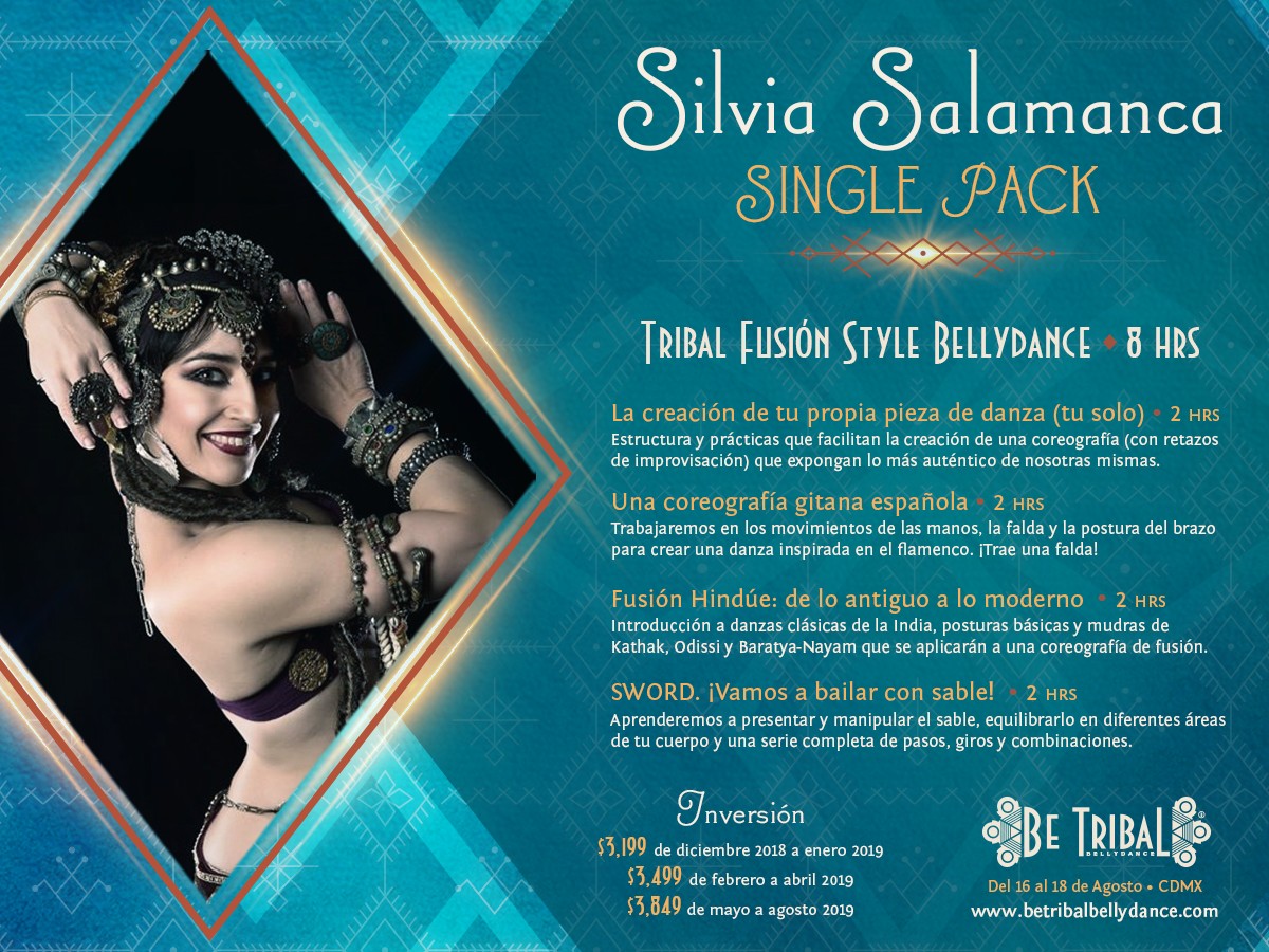 Be Tribal Bellydance 2019 Single Pack Silvia Salamanca