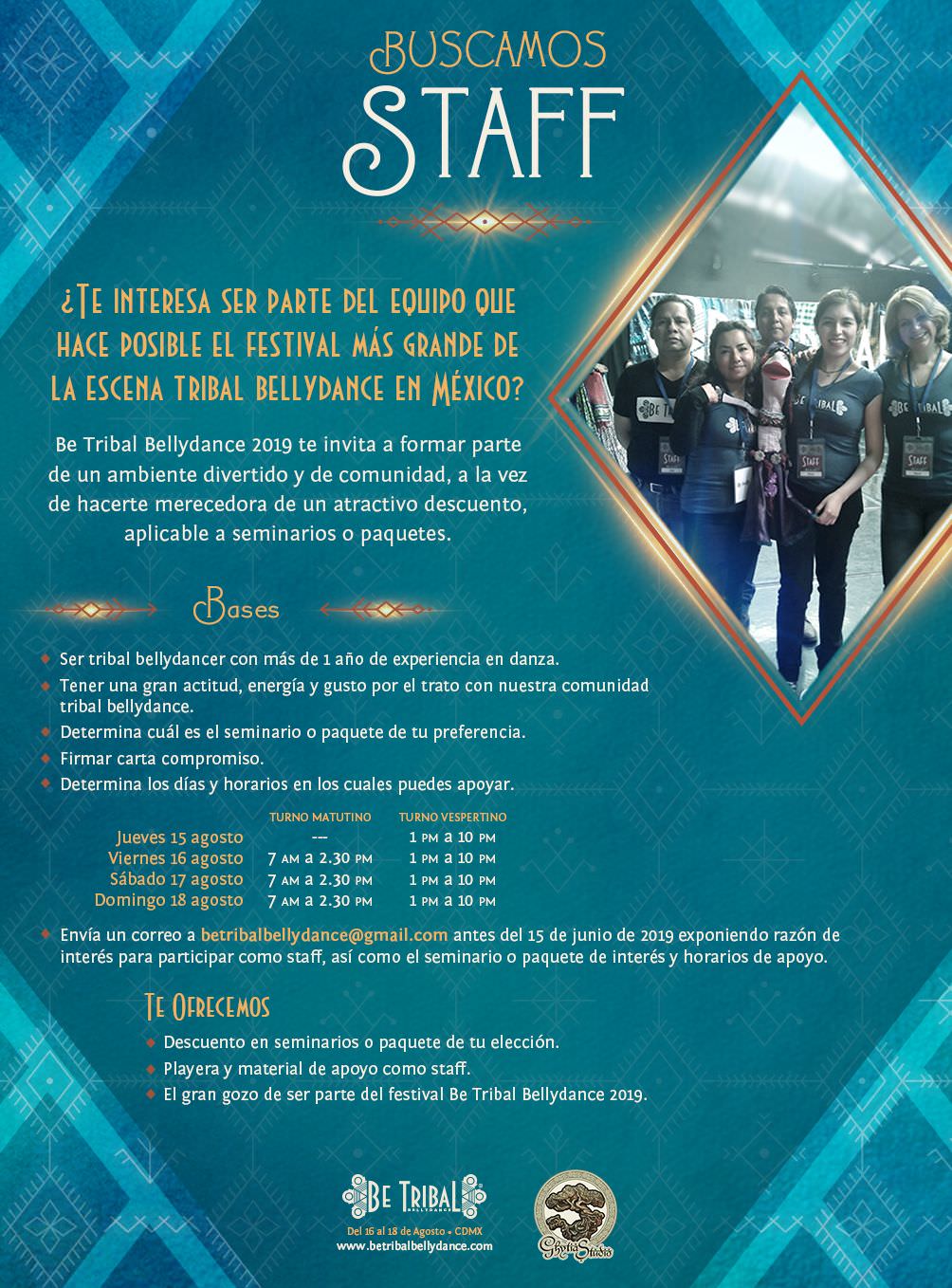 Convocatorias Staff 2019