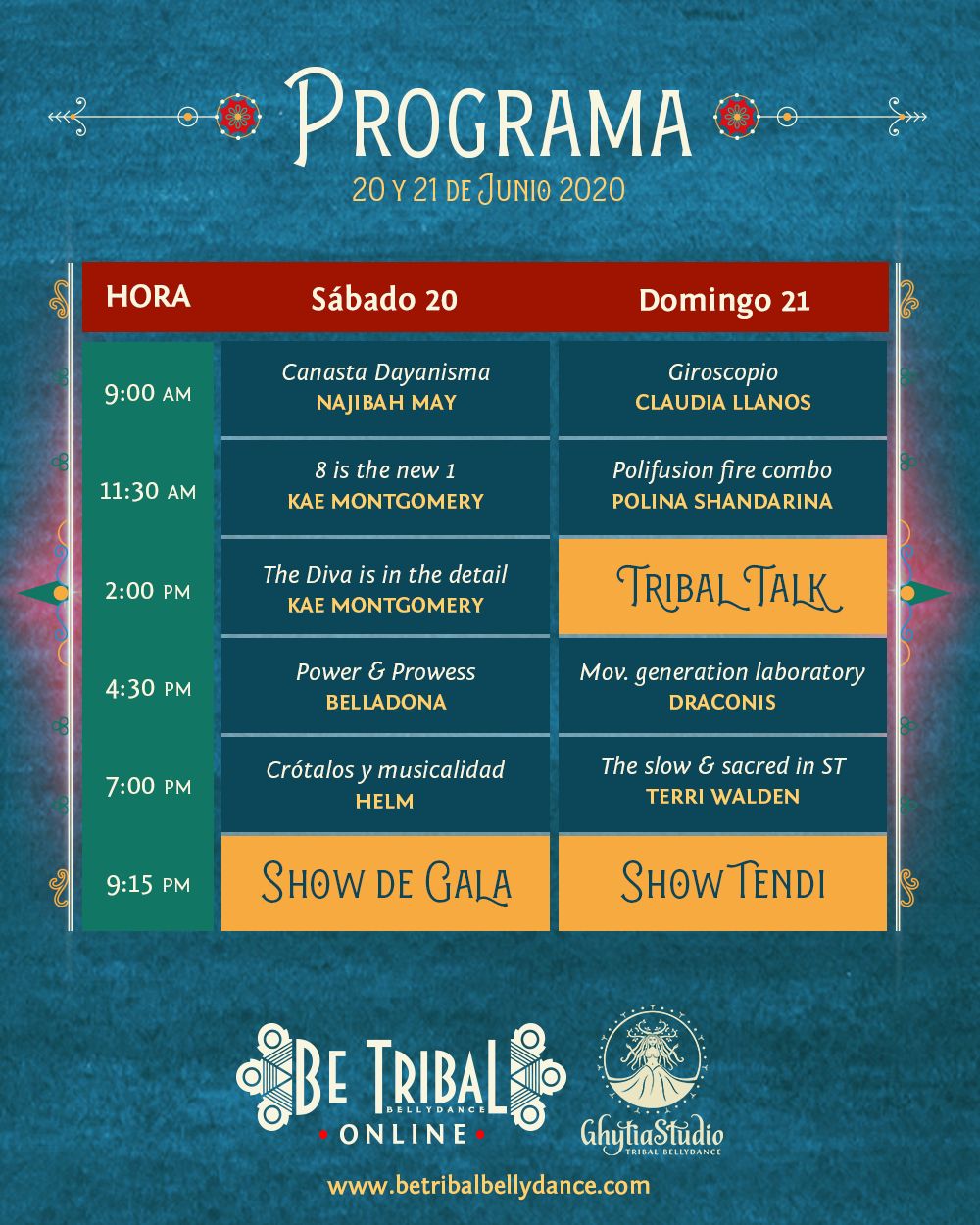 2020 BTBD Horario Online